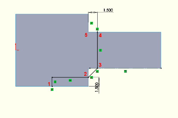 Flat plate model with two test areas.