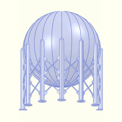 Sphere split into 12 bodies.