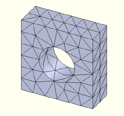 FEA model 2nd order mesh