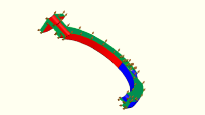 Applying constraint of symmetry to model cut planes.