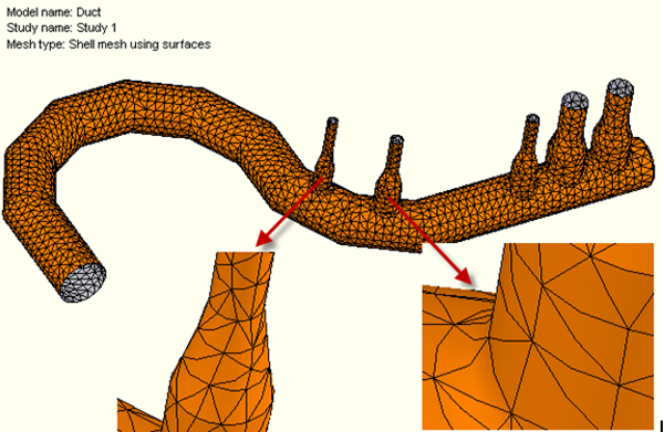 he mode meshes without fuss even at very coarse settings using the standard mesher. All nodes connect across surface boundaries.