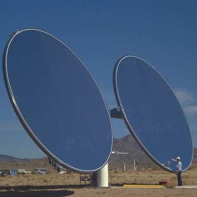 Stretched membrane heliostat