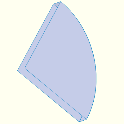 Surface model stretched membrane heliostat